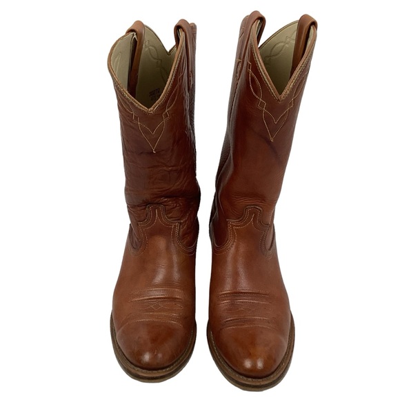 ACME Mens Western Leather Cowboy Boots - Picture 5 of 16